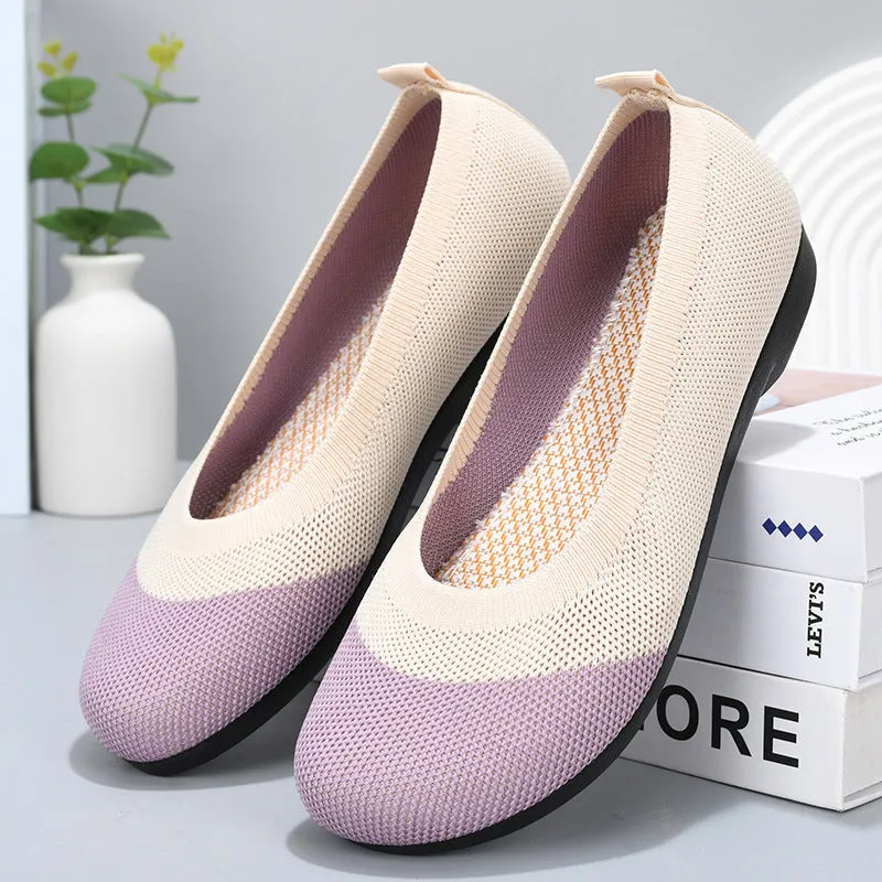 Nanccy Weaving Breathable Loafers  Comfortable Walking Casual Flats Shoes WF15