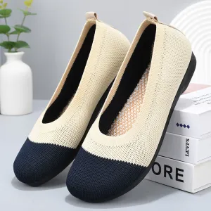 Nanccy Weaving Breathable Loafers  Comfortable Walking Casual Flats Shoes WF15