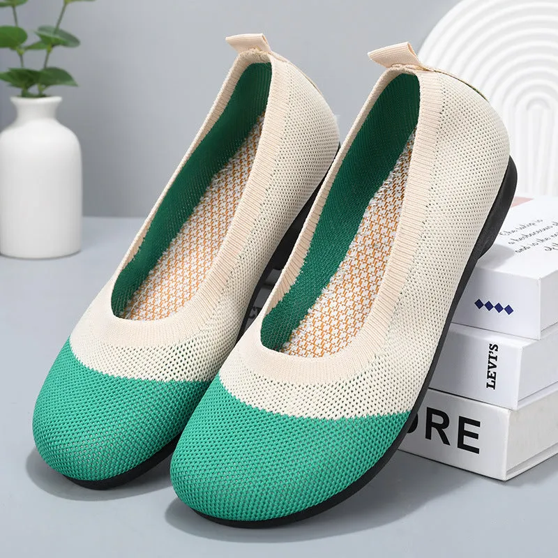 Nanccy Weaving Breathable Loafers  Comfortable Walking Casual Flats Shoes WF15