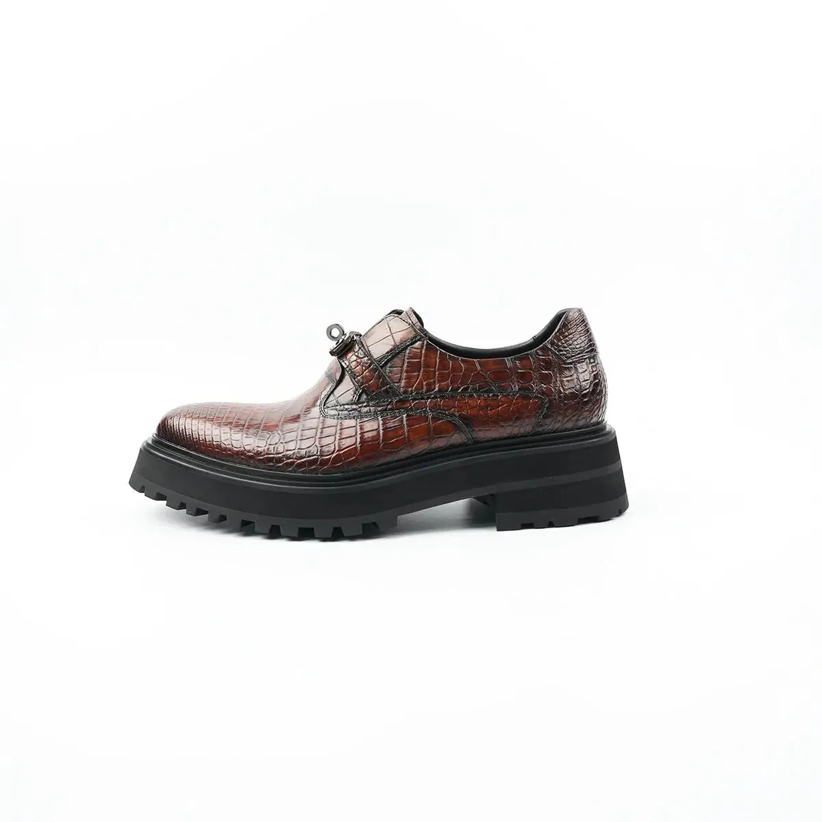 Nile Crocodile Leather  Loafers Shoes