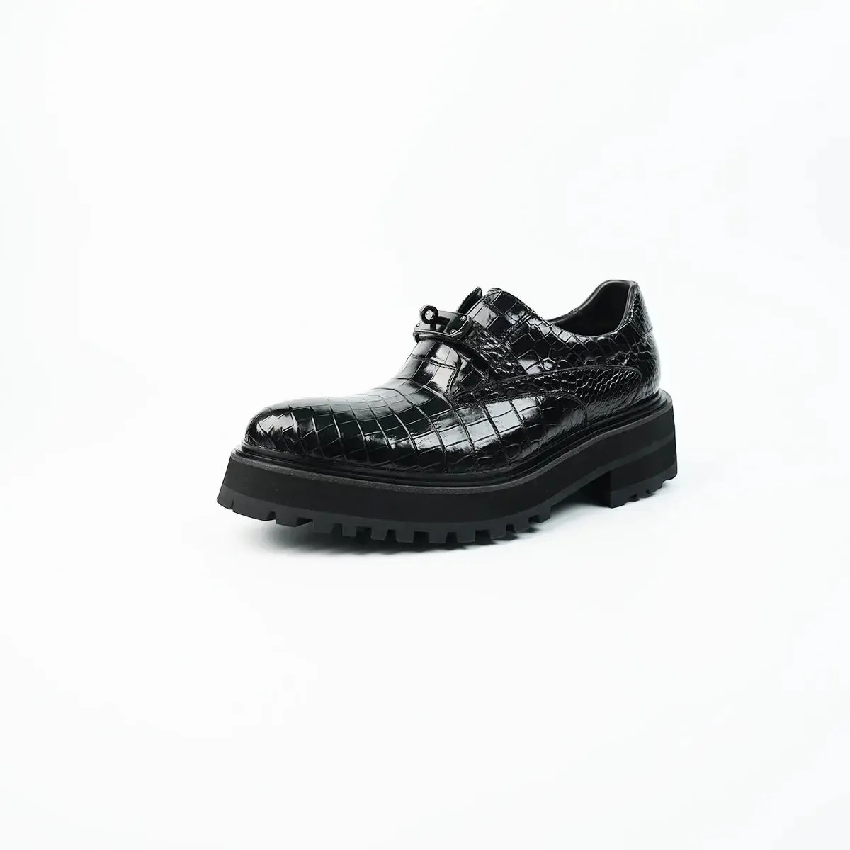 Nile Crocodile Leather  Loafers Shoes