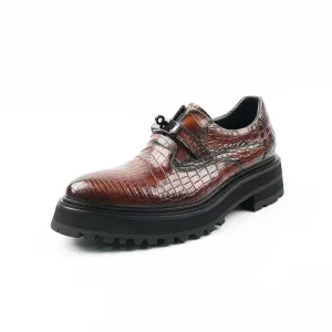 Nile Crocodile Leather  Loafers Shoes