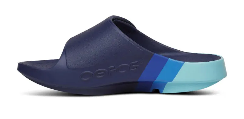 OOFOS OOahh Sport Flex Slide - Sky Rally