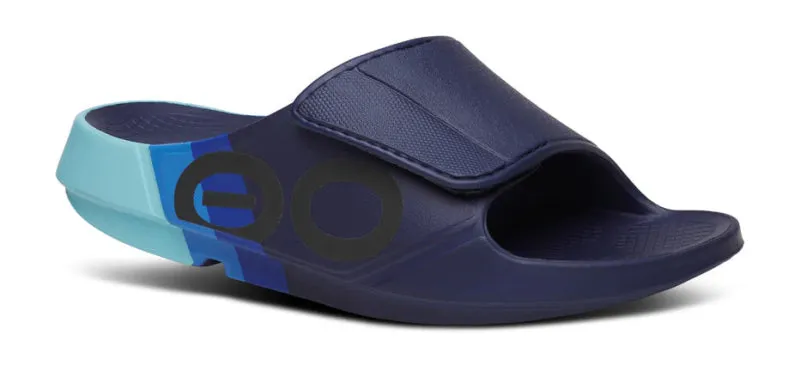 OOFOS OOahh Sport Flex Slide - Sky Rally