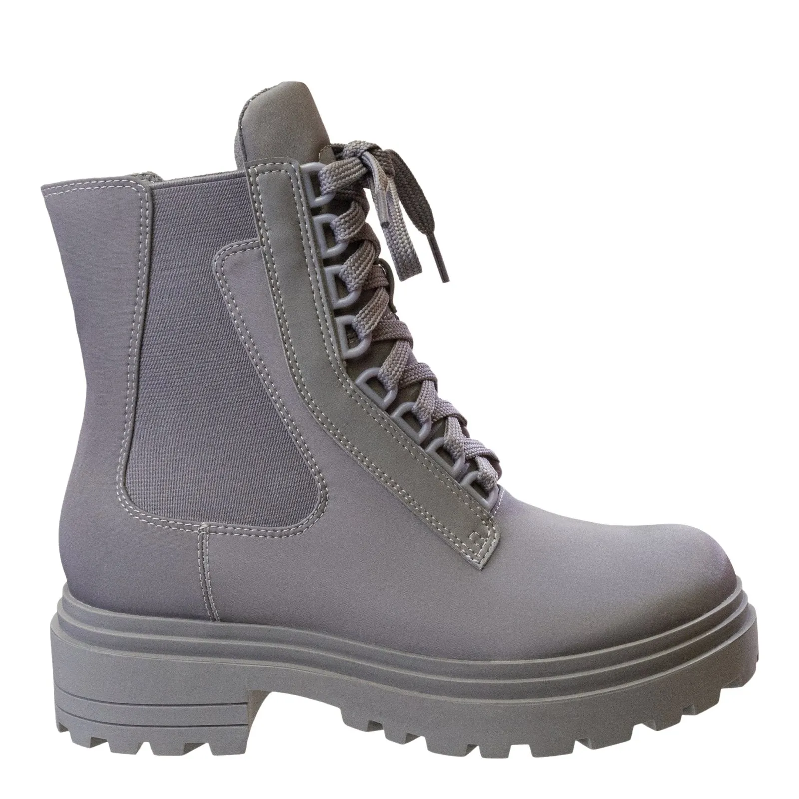 OTBT: COMMANDER in GREY Combat Boots