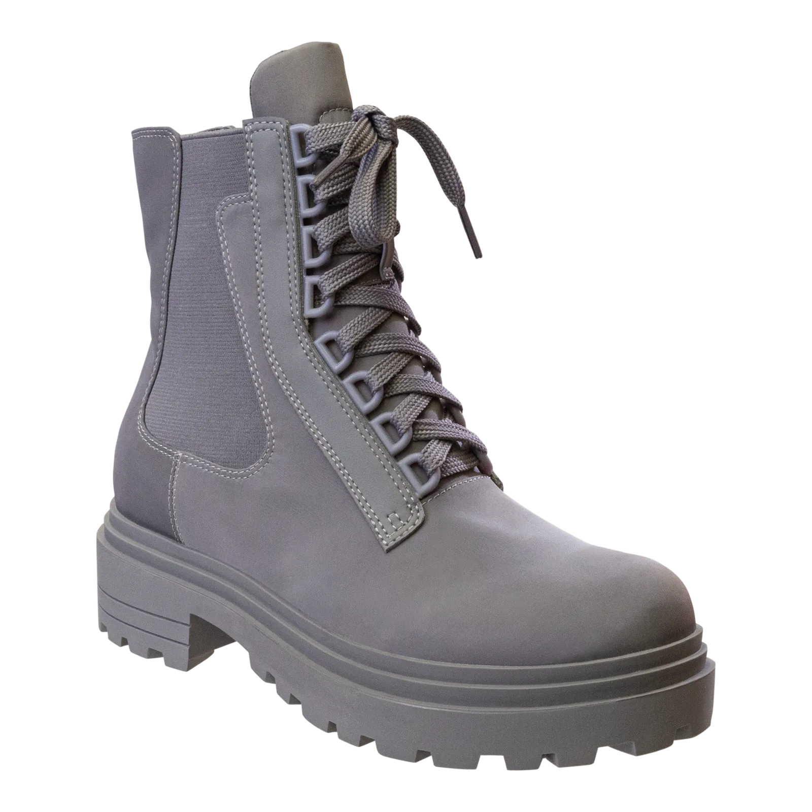 OTBT - COMMANDER in GREY Combat Boots