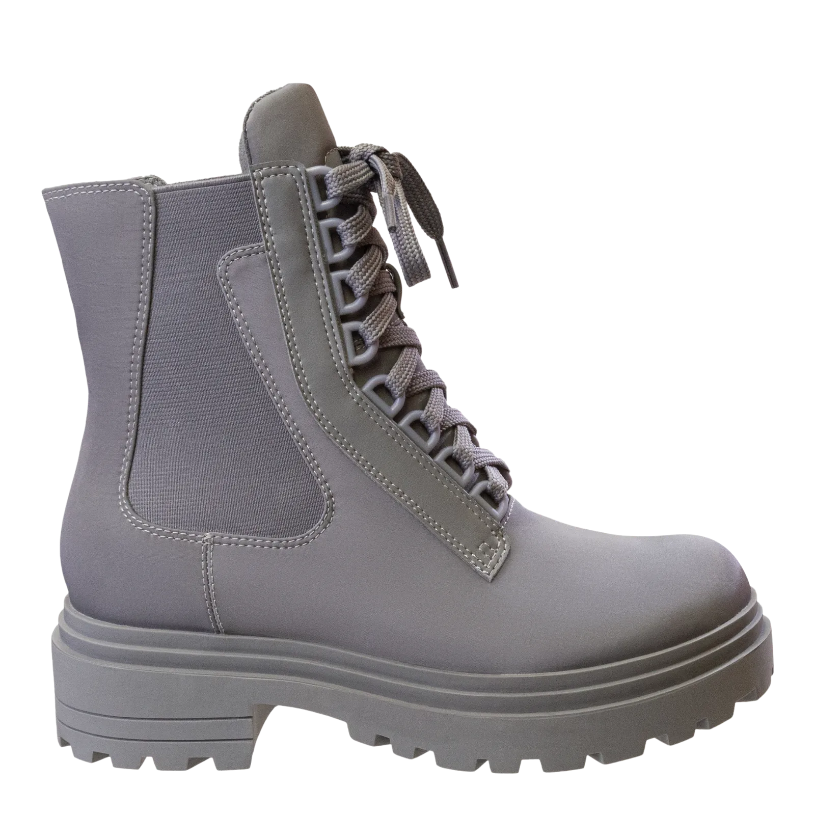 OTBT - COMMANDER in GREY Combat Boots
