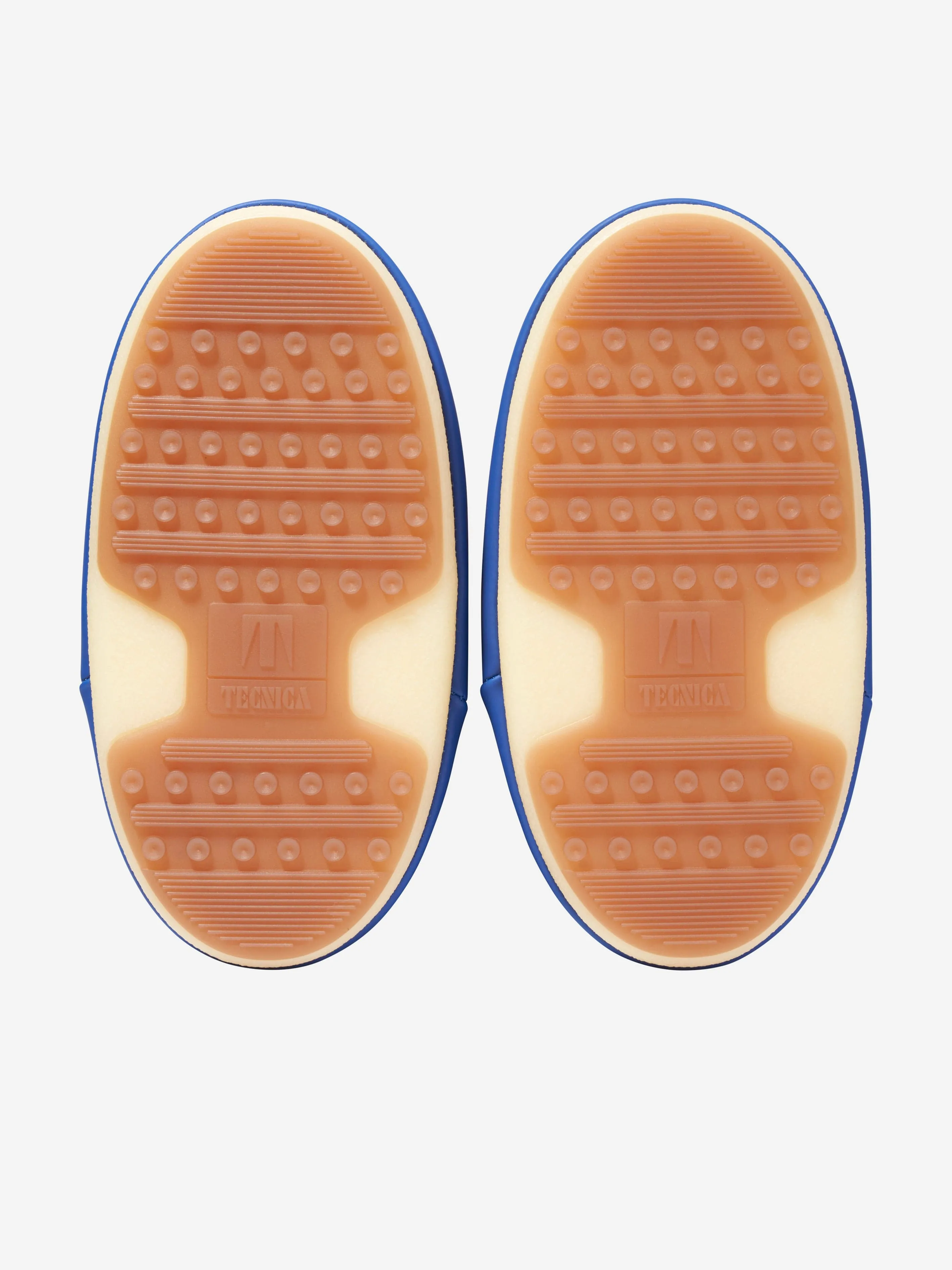 Palm Angels Boys Paisley Bears Moon Boots in Blue