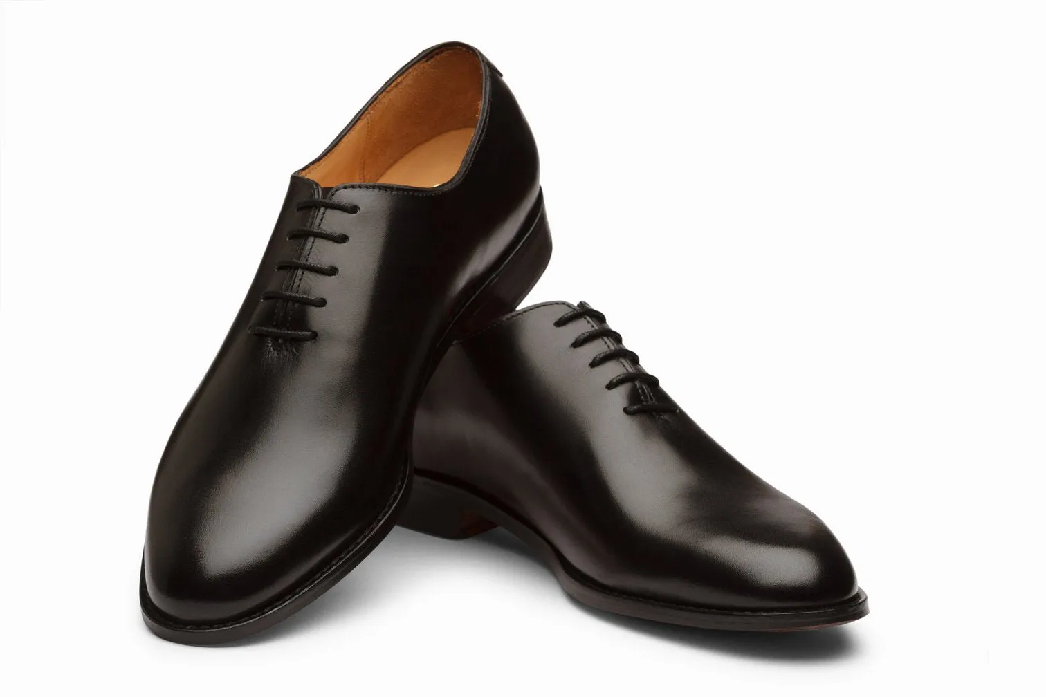 Plain Wholecut Oxford - Black