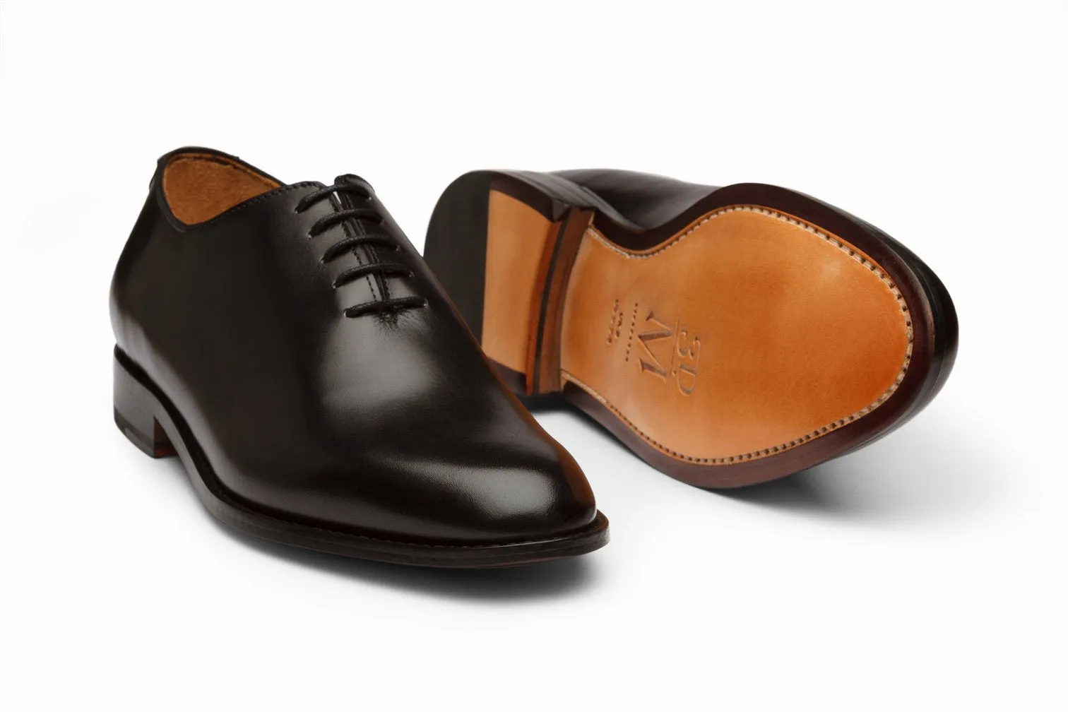 Plain Wholecut Oxford - Black