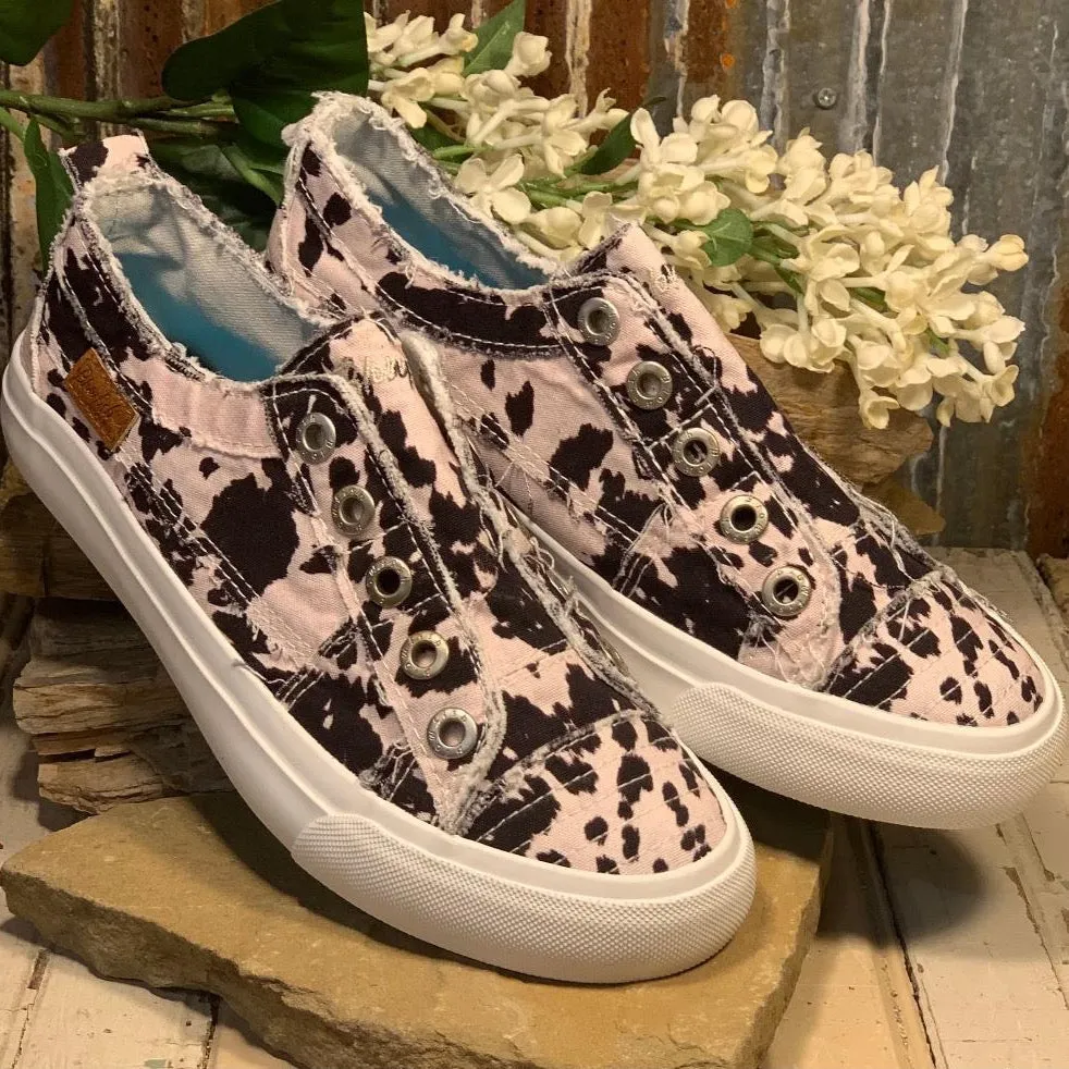 Play Animal Print Canvas Slip On Sneaker