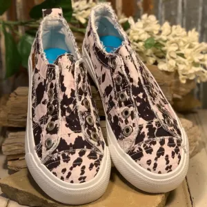 Play Animal Print Canvas Slip On Sneaker