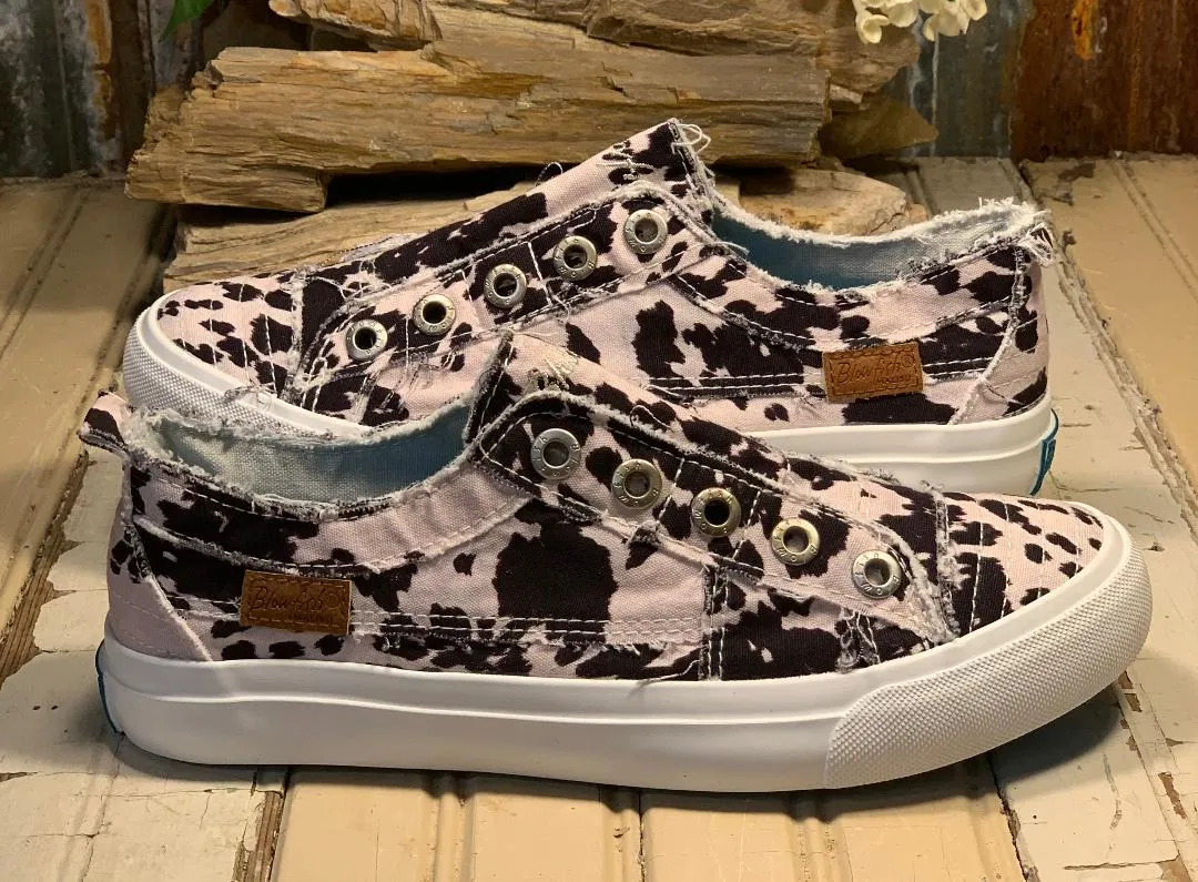Play Animal Print Canvas Slip On Sneaker