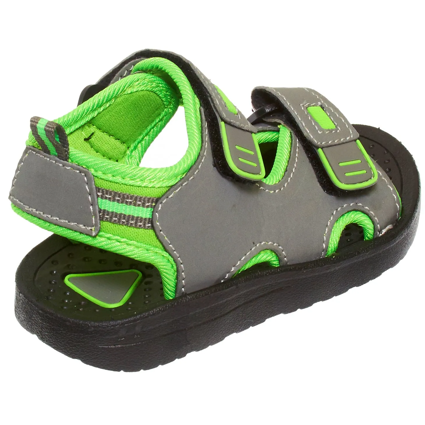 PROPEL X Boys Double Strapped Closed-Toe Sport Sandals