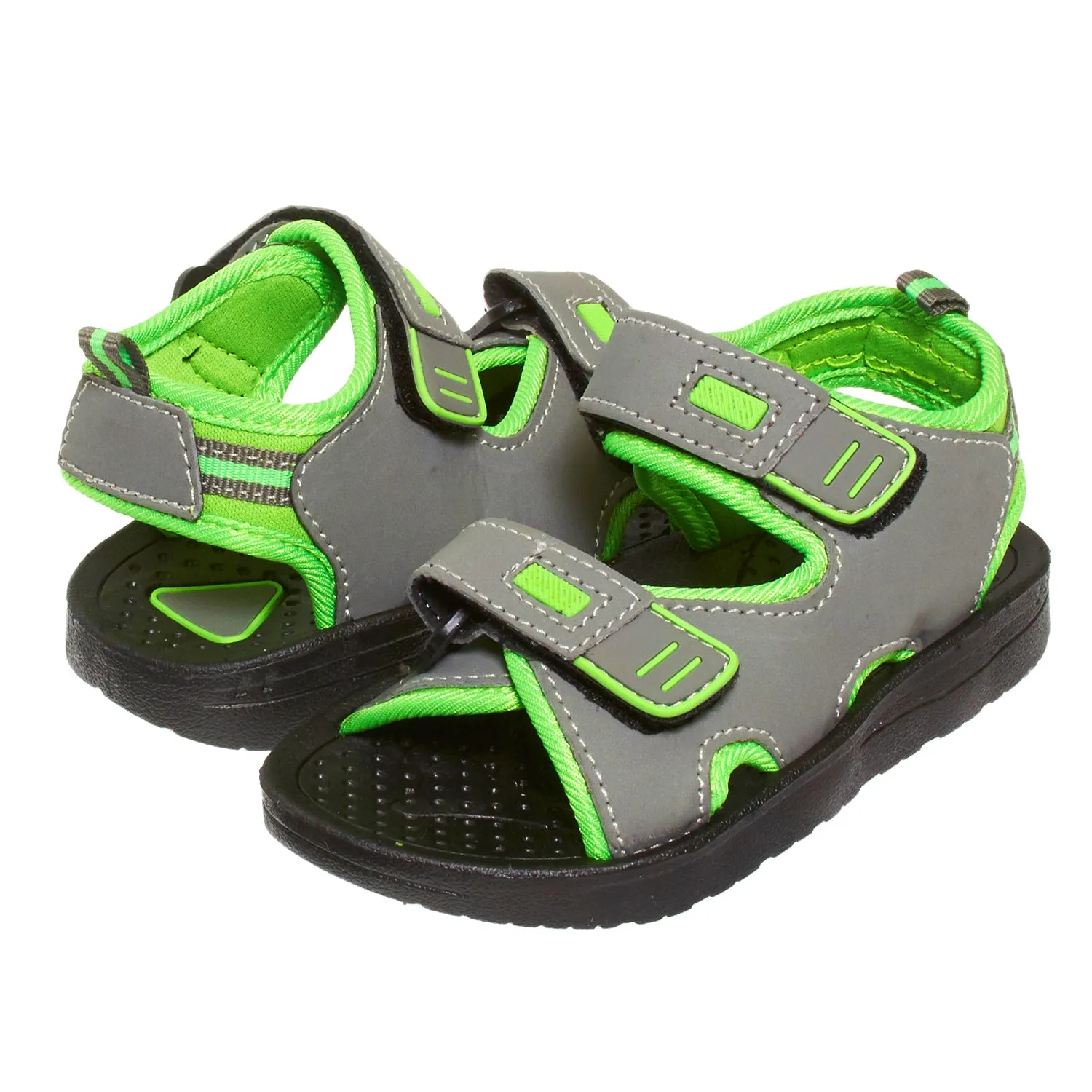 PROPEL X Boys Double Strapped Closed-Toe Sport Sandals