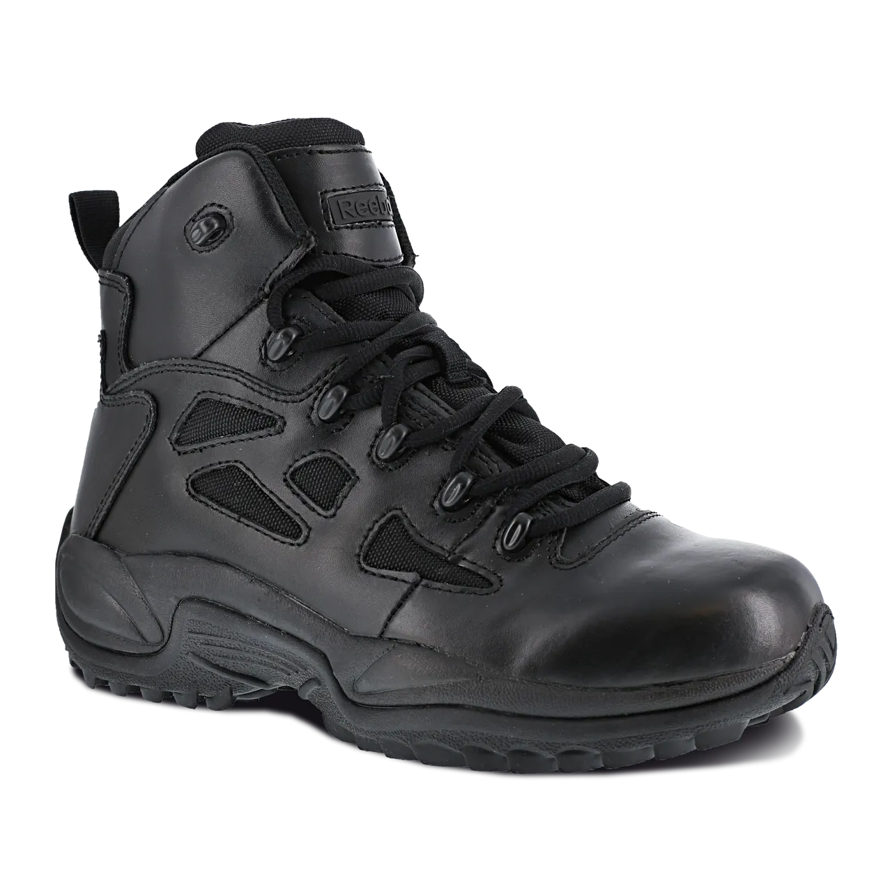 Reebok Tactical Men's 6 Inch Rapid Response RB Side Zip Boots Black RB8678