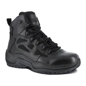 Reebok Tactical Men's 6 Inch Rapid Response RB Side Zip Boots Black RB8678