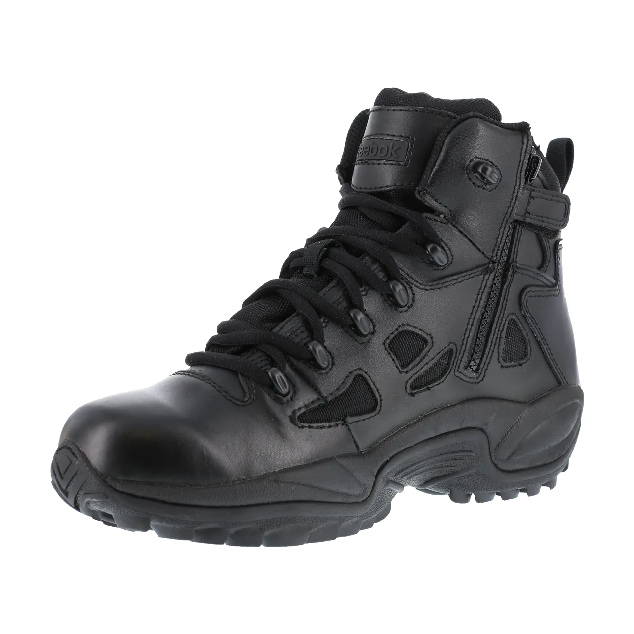 Reebok Tactical Men's 6 Inch Rapid Response RB Side Zip Boots Black RB8678