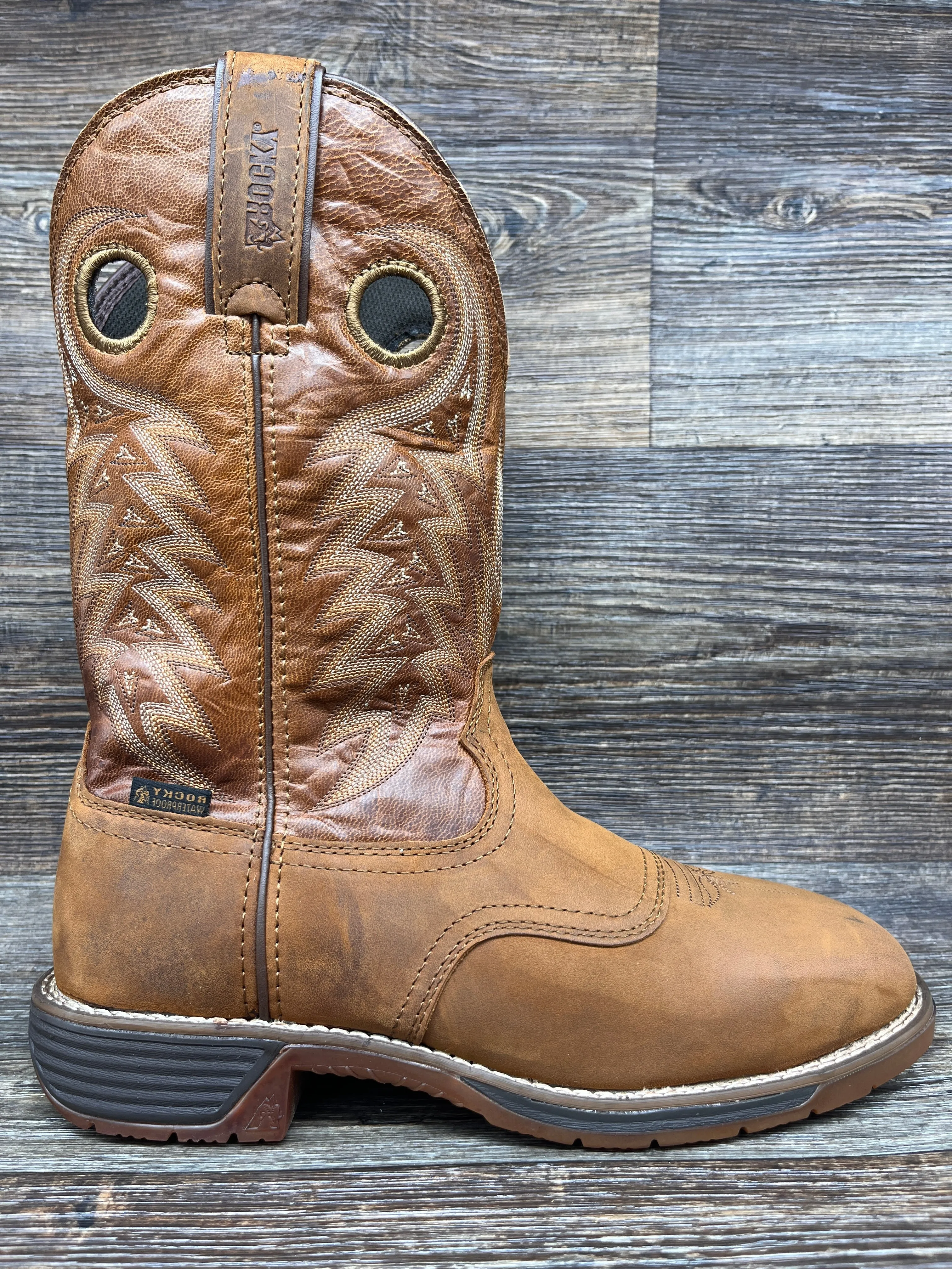RKW0392 Men's Rugged Trail Waterproof Steel Toe Work Boot by Rocky