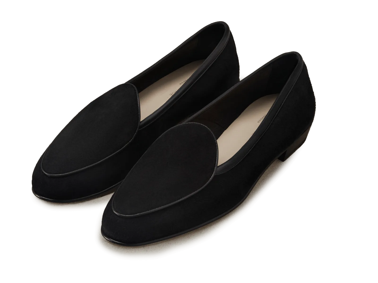 Sagan Classic Loafers in Obsidian Black Asteria Suede