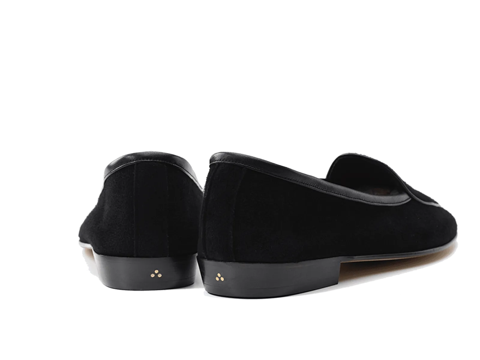 Sagan Classic Loafers in Obsidian Black Asteria Suede
