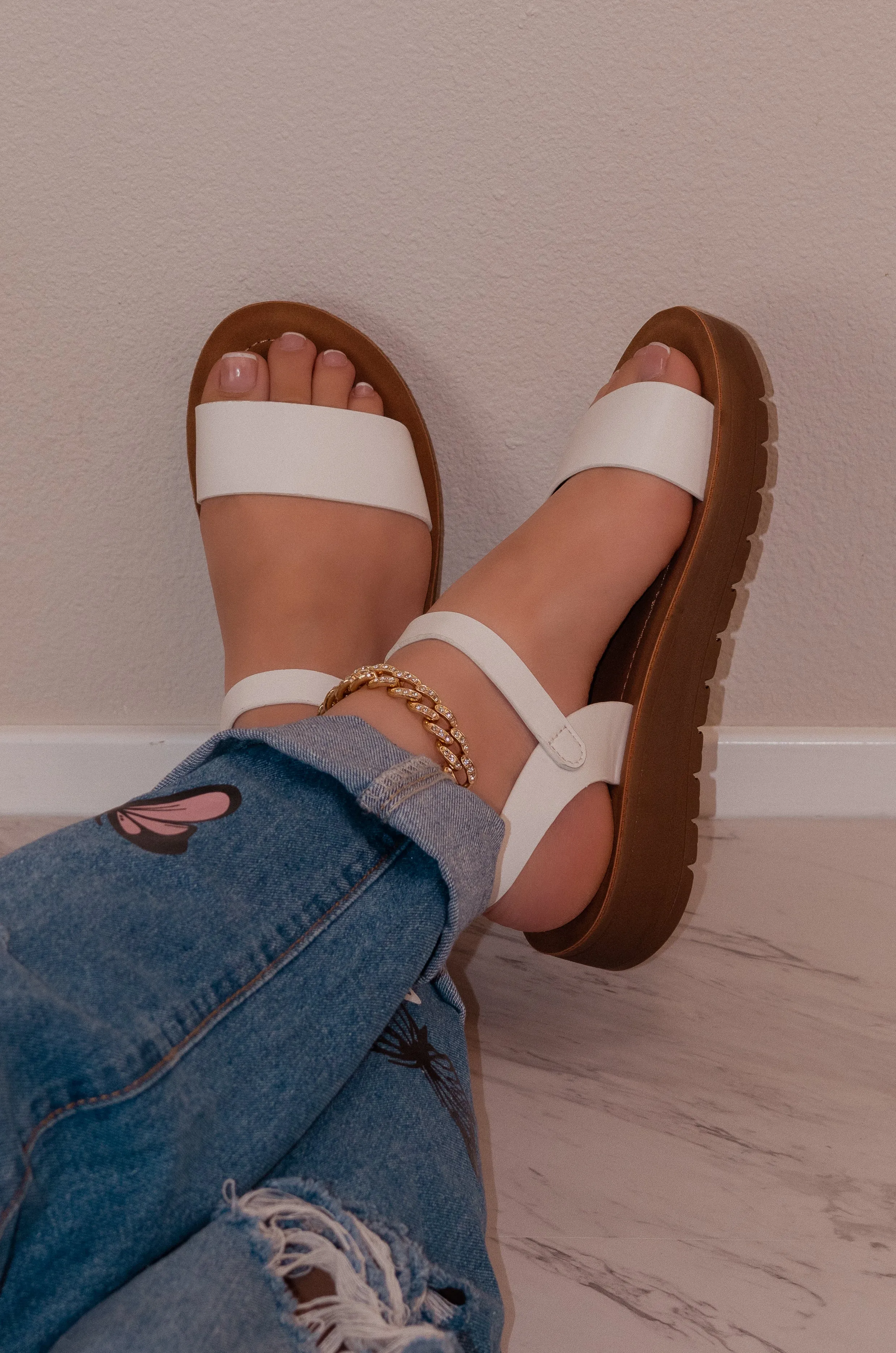 Salvia - Ankle Strap Sandals with Comfort Insole, Buckle Closure Design, Stylish Summer Footwear, Perfect for Casual or Dressy Occasions