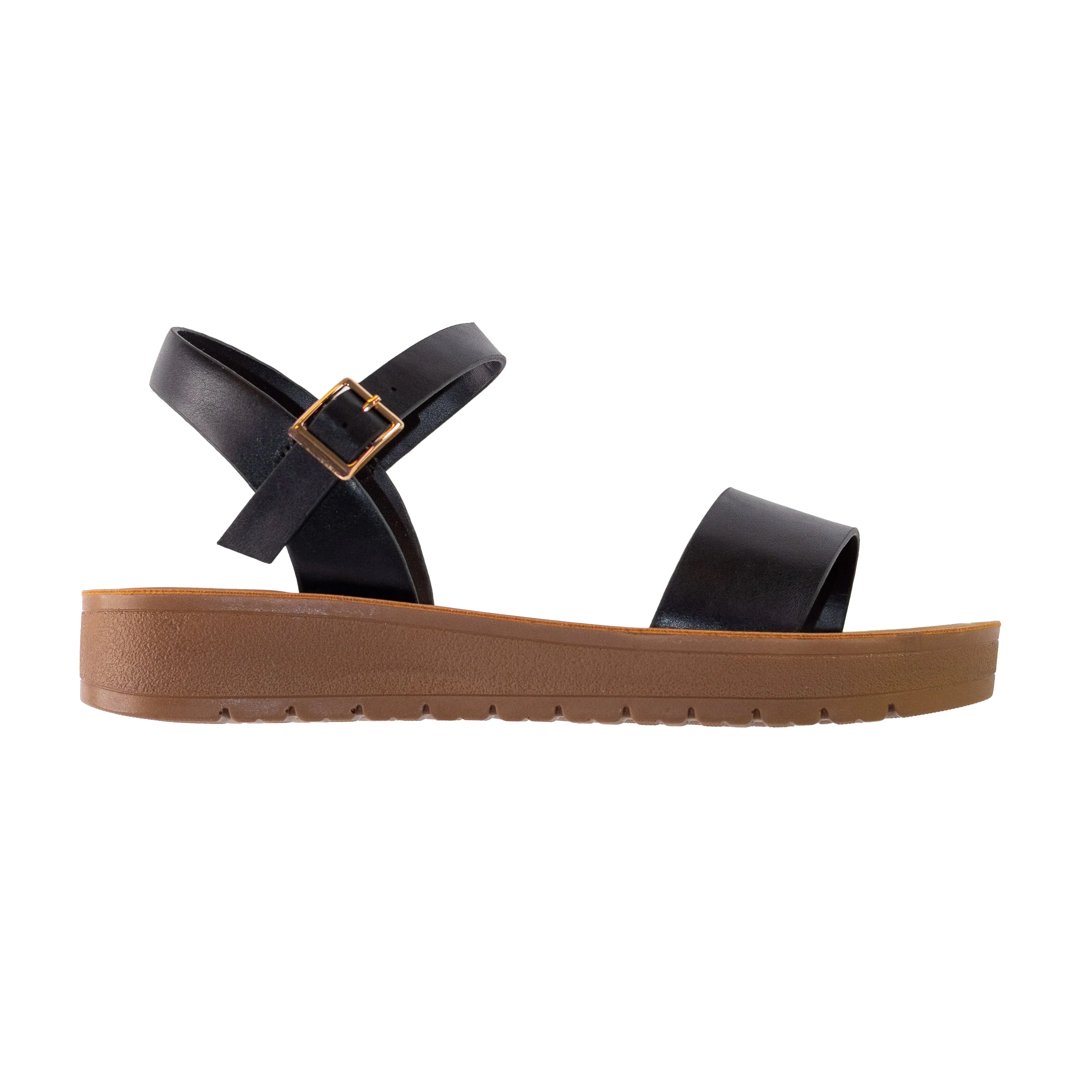 Salvia - Ankle Strap Sandals with Comfort Insole, Buckle Closure Design, Stylish Summer Footwear, Perfect for Casual or Dressy Occasions
