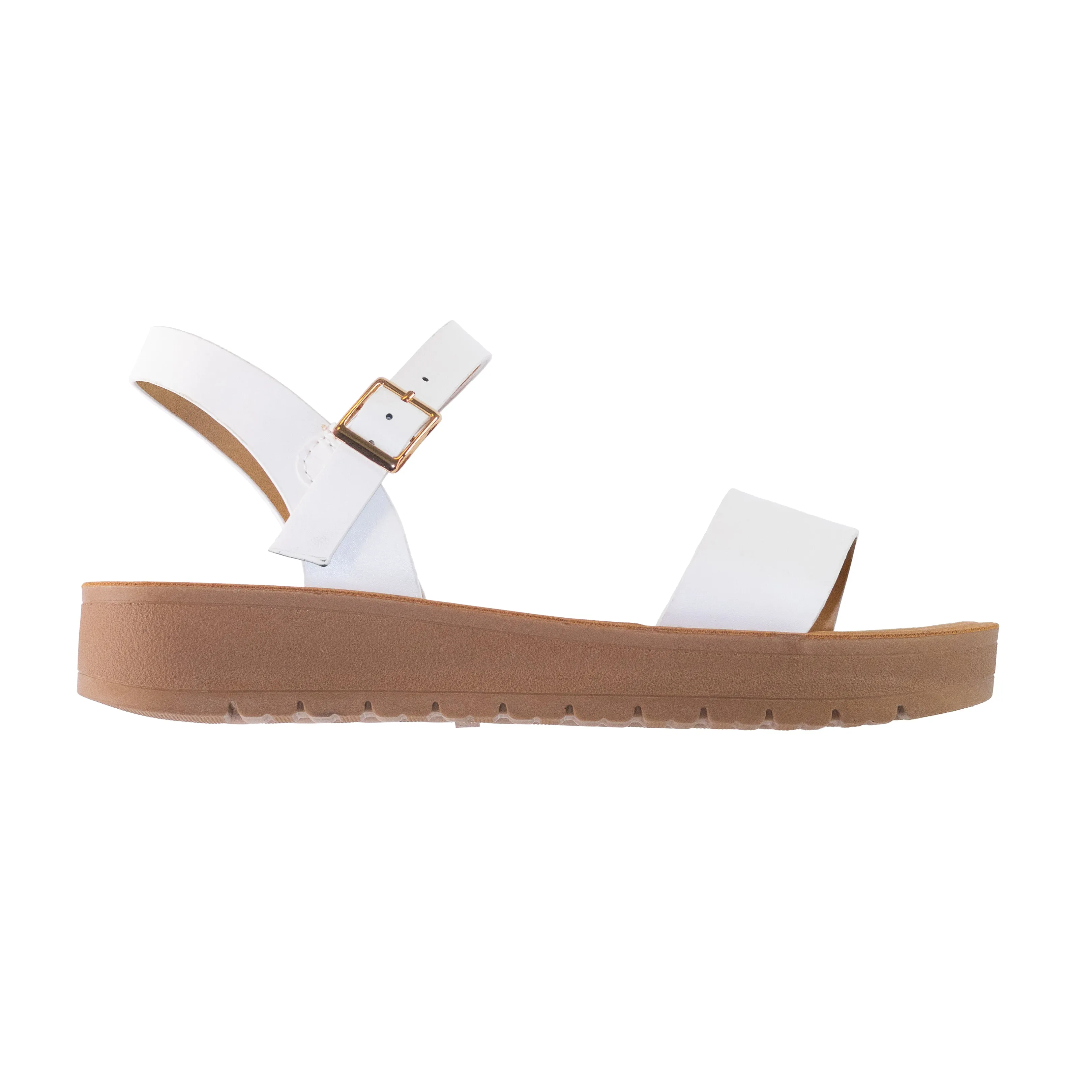 Salvia - Ankle Strap Sandals with Comfort Insole, Buckle Closure Design, Stylish Summer Footwear, Perfect for Casual or Dressy Occasions