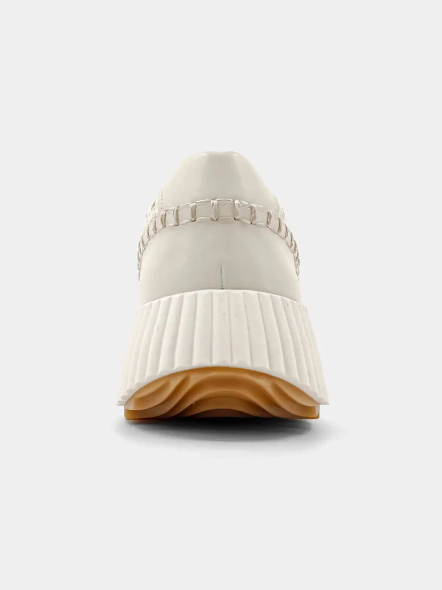 Selina Woven Sneaker in Bone