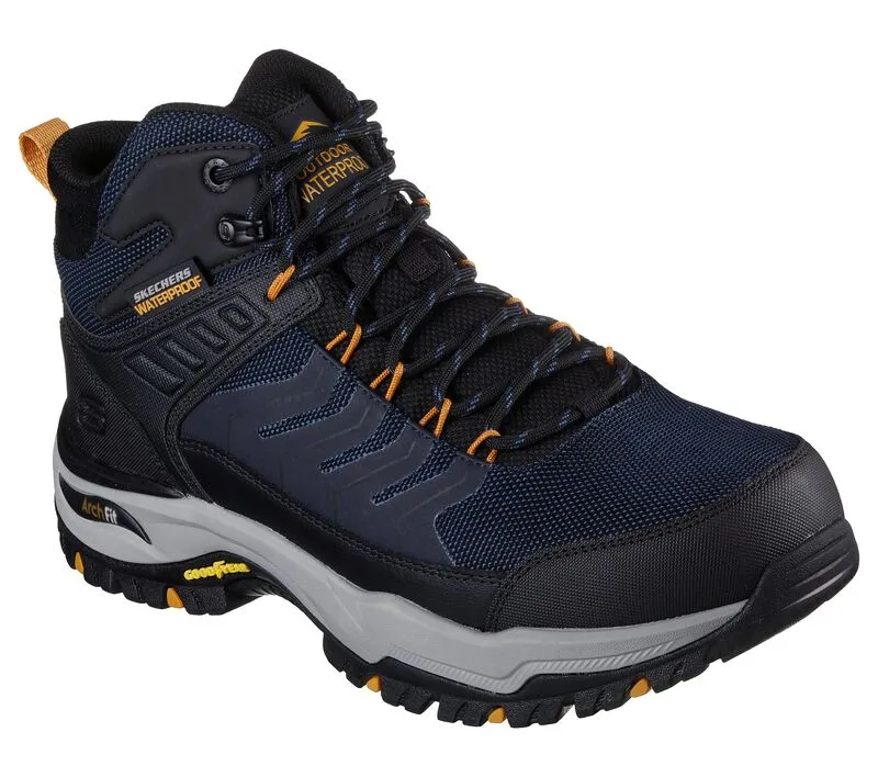 Skechers Men's 204634/NVBK Relaxed Fit: Arch Fit Dawson - Raveno Walking Boot Navy Black