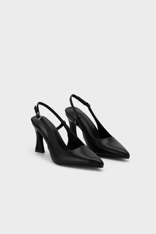 SLINGBACK HEELED PUMP