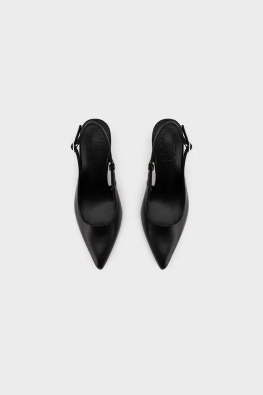 SLINGBACK HEELED PUMP