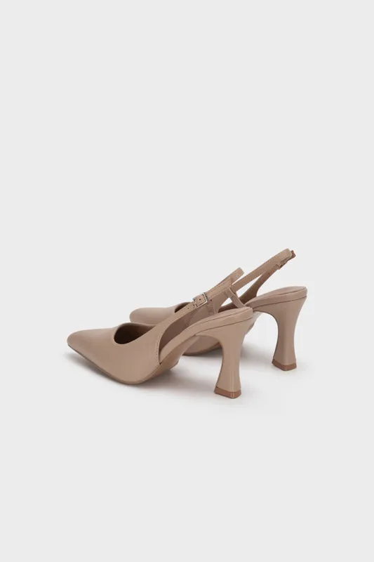 SLINGBACK HEELED PUMP