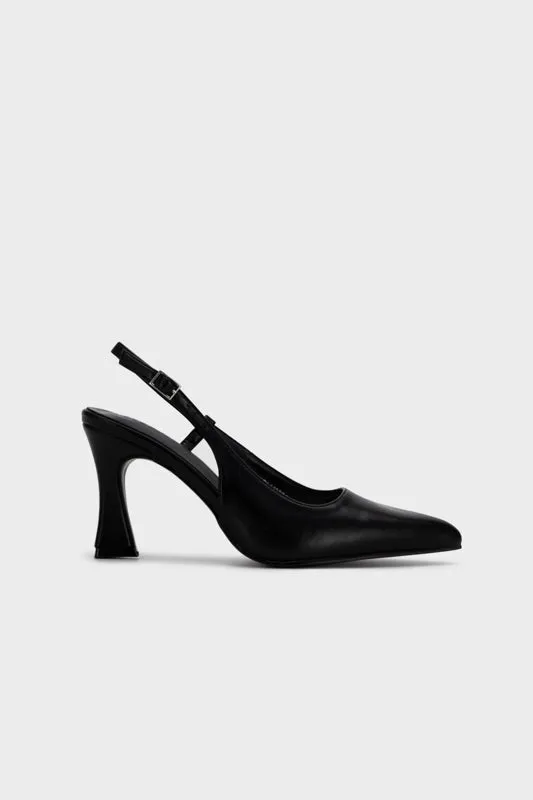 SLINGBACK HEELED PUMP