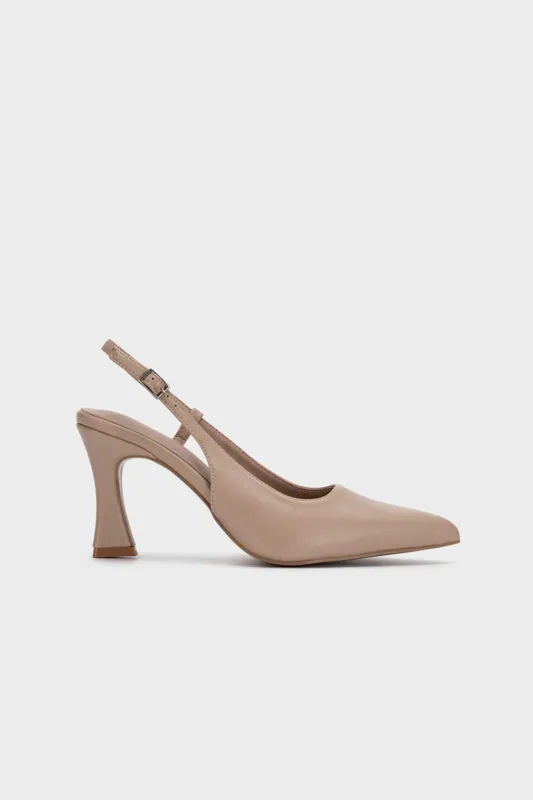 SLINGBACK HEELED PUMP