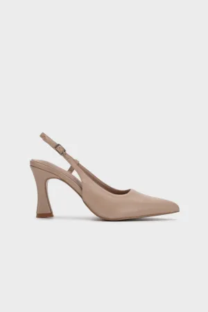 SLINGBACK HEELED PUMP
