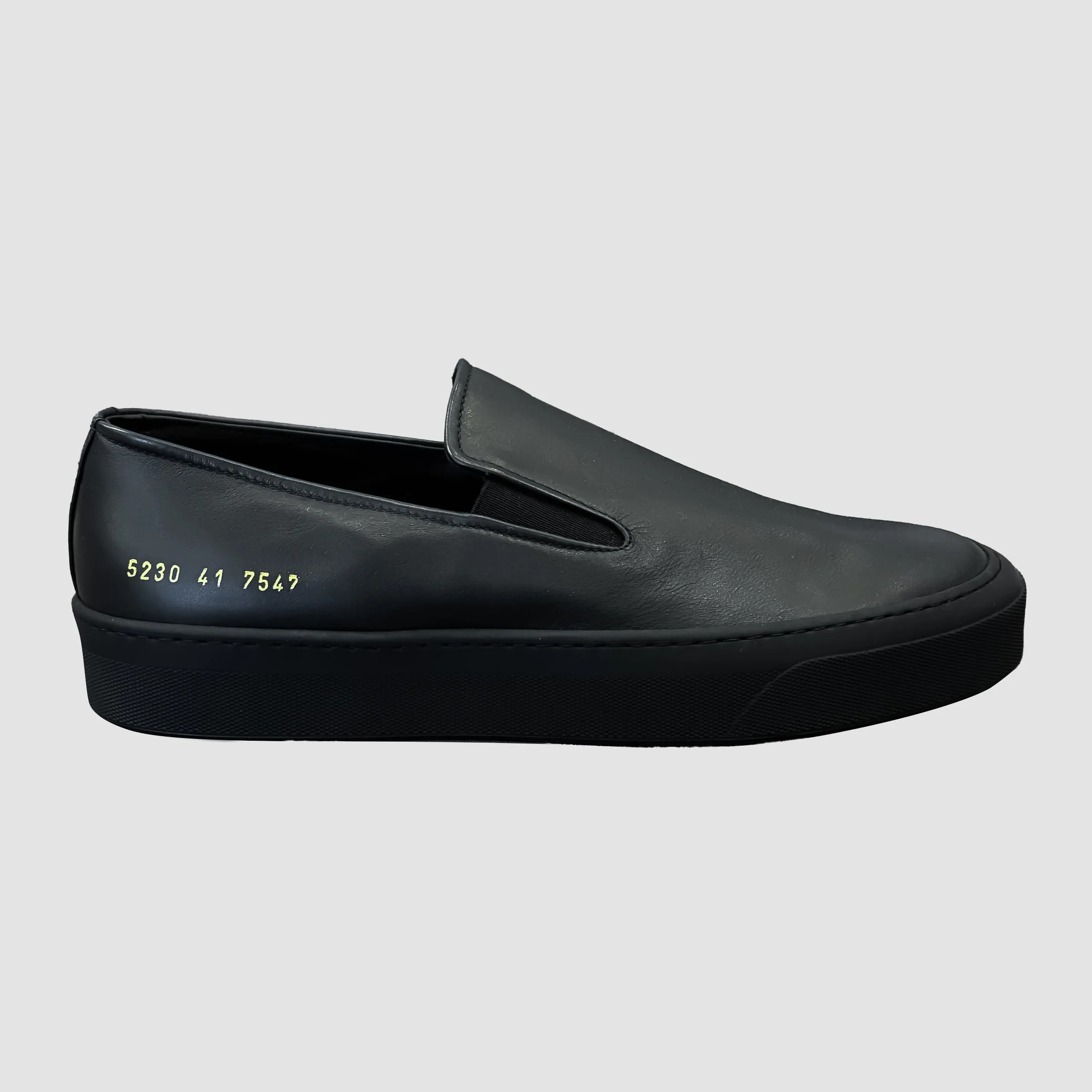 Slip On In Leather 5230 Black