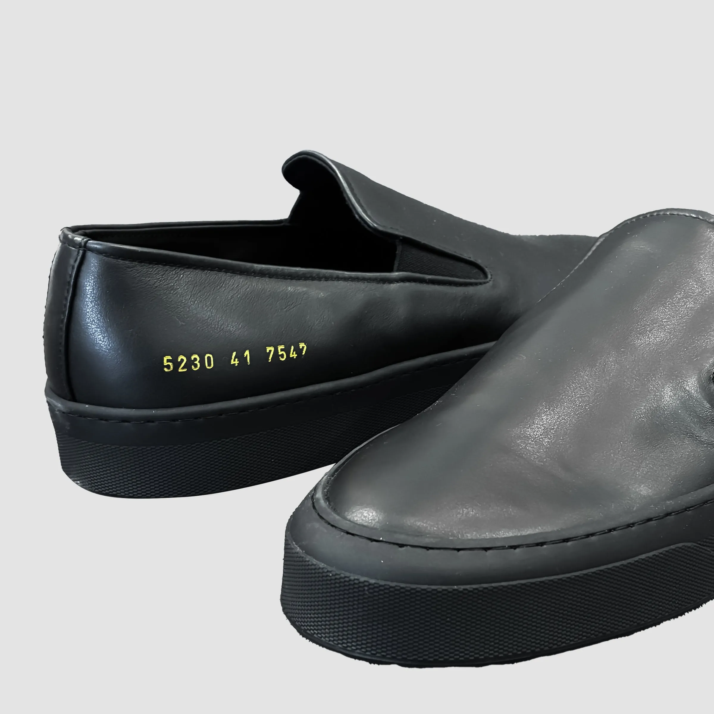 Slip On In Leather 5230 Black