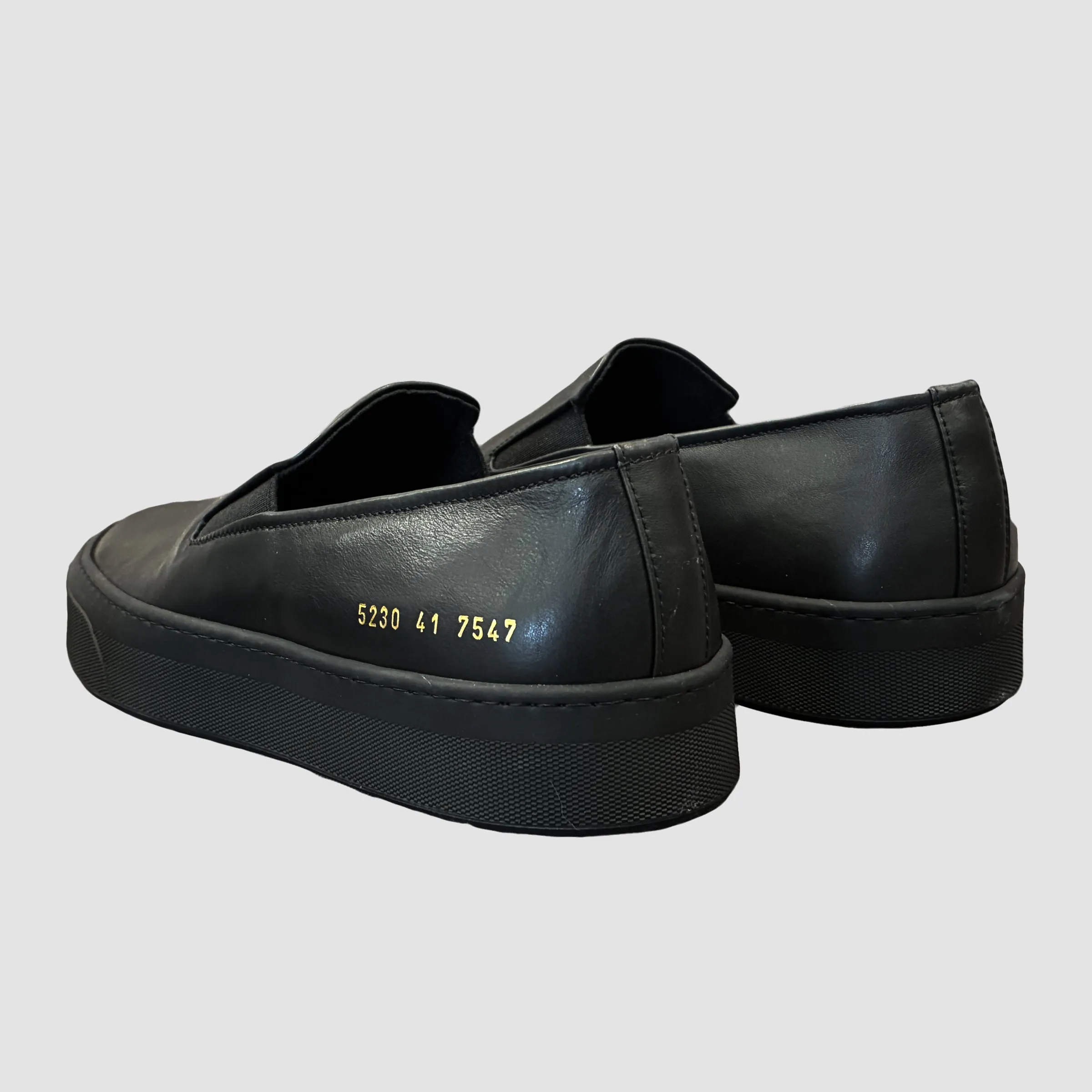 Slip On In Leather 5230 Black