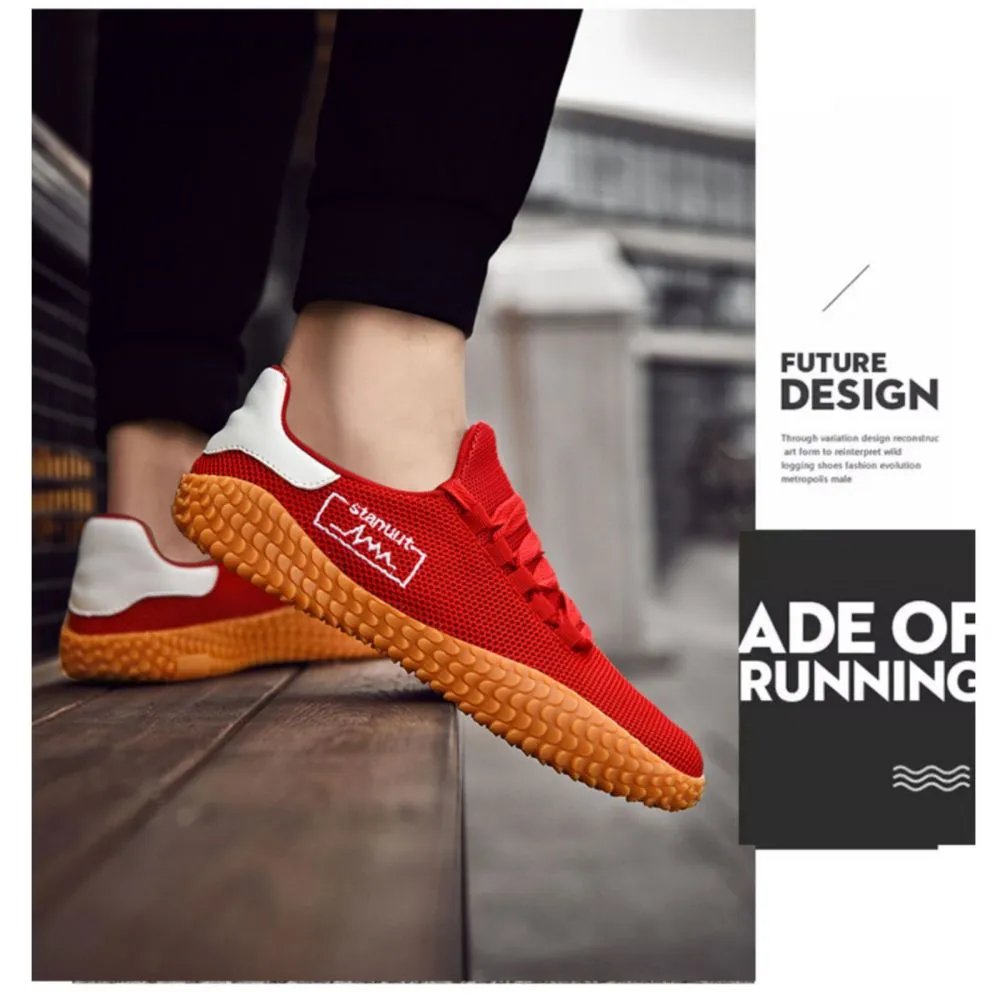 Sneakers Men's Barefoot Lightweight Shoes - Red Size US10 = US44