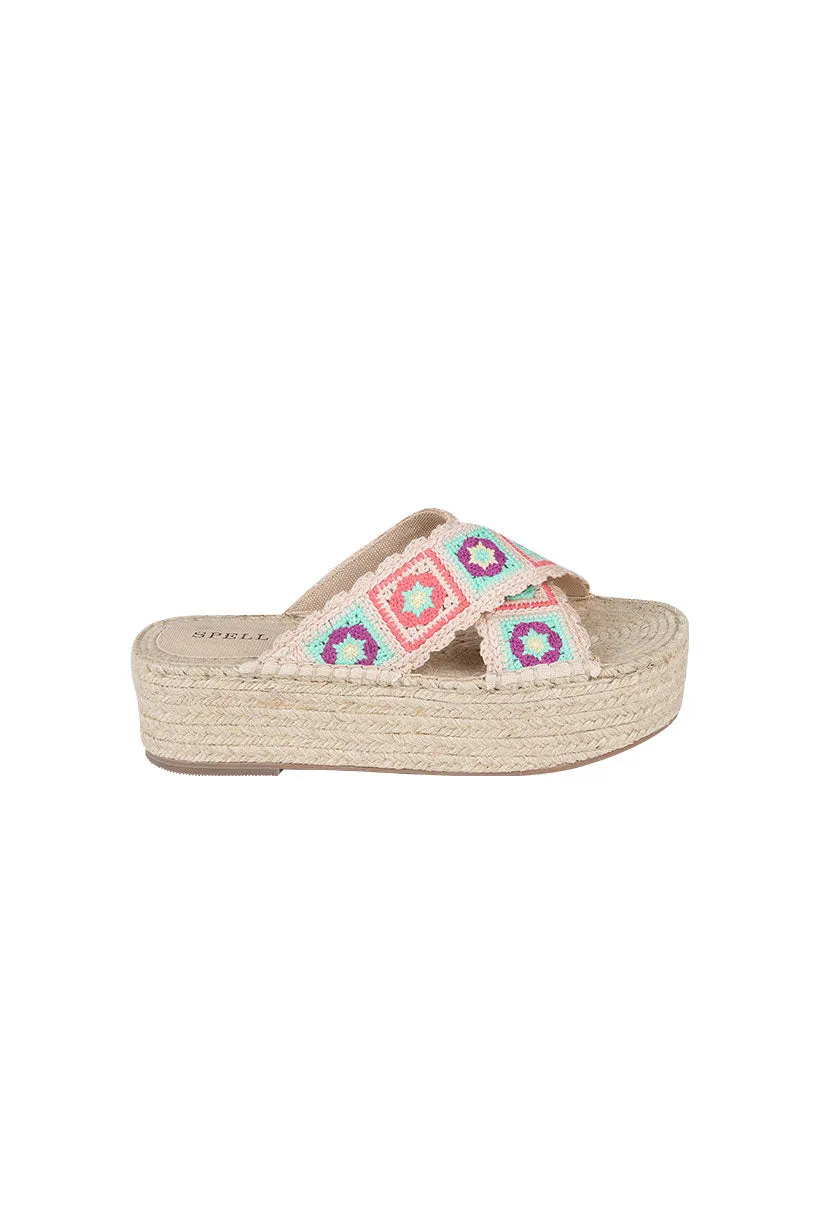Sun Chaser Crochet Espadrille