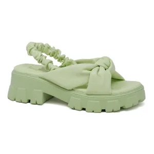 Women’s Brielle-15 Open Toe Ruffle Ankle Strap Platform Sandal.