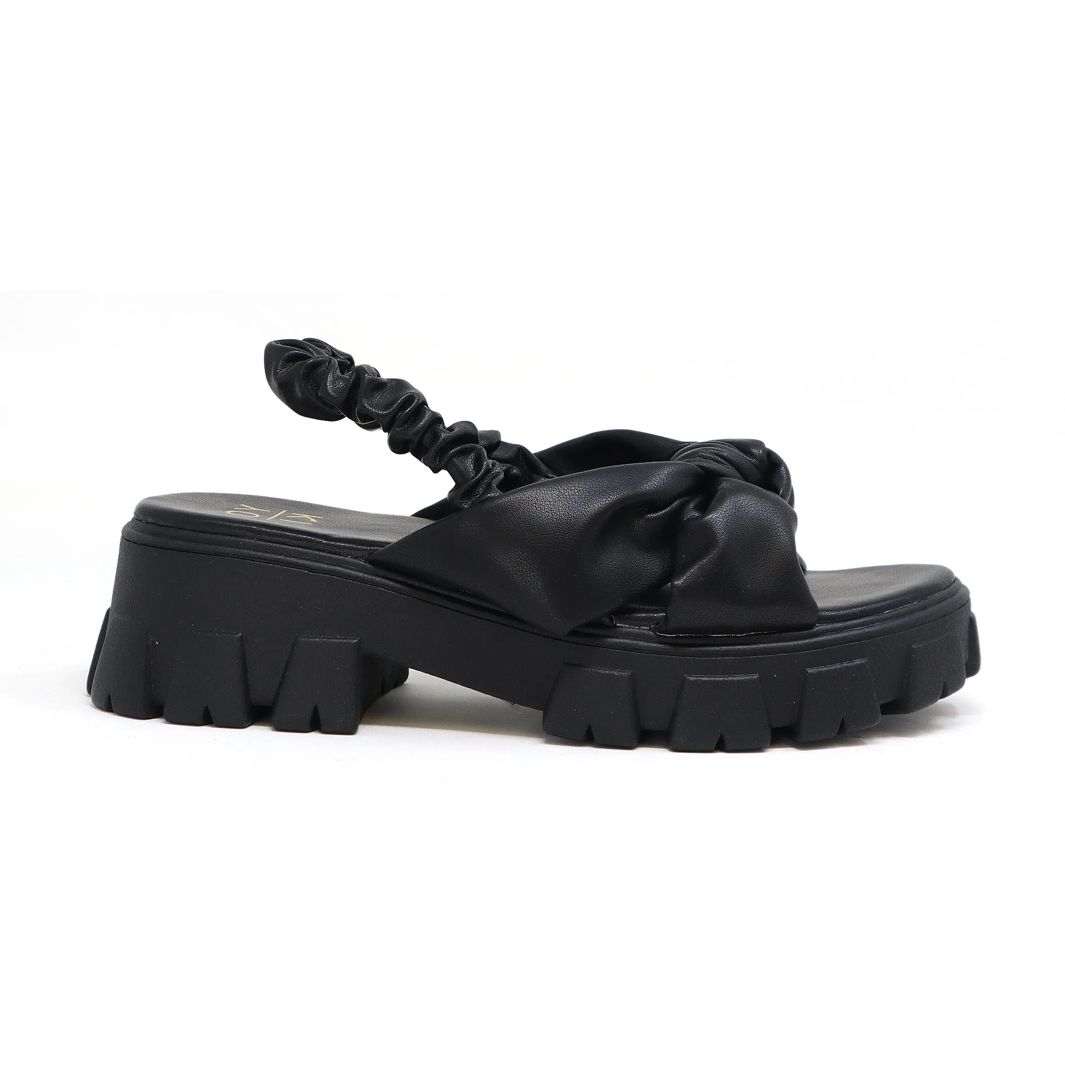 Women’s Brielle-15 Open Toe Ruffle Ankle Strap Platform Sandal.