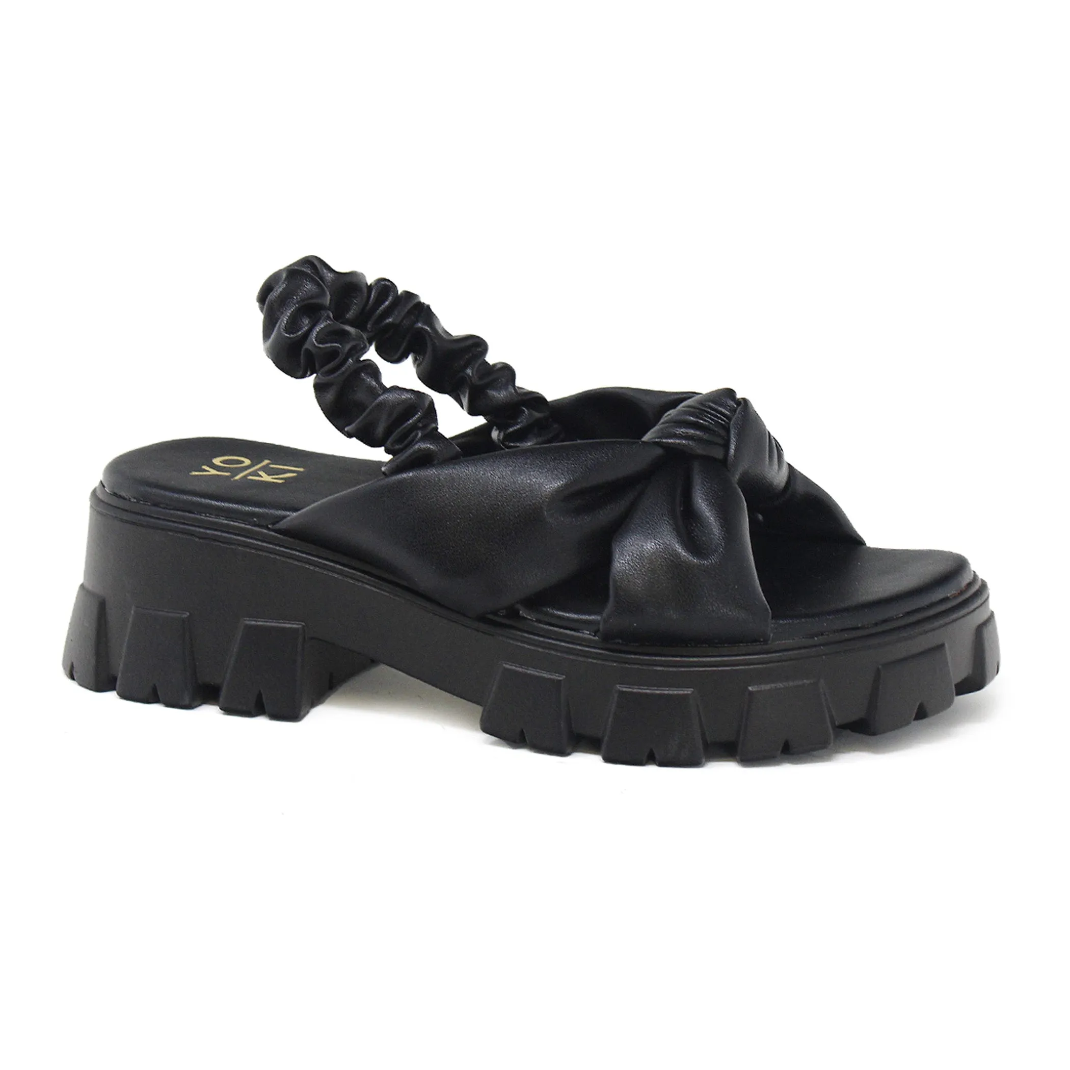 Women’s Brielle-15 Open Toe Ruffle Ankle Strap Platform Sandal.