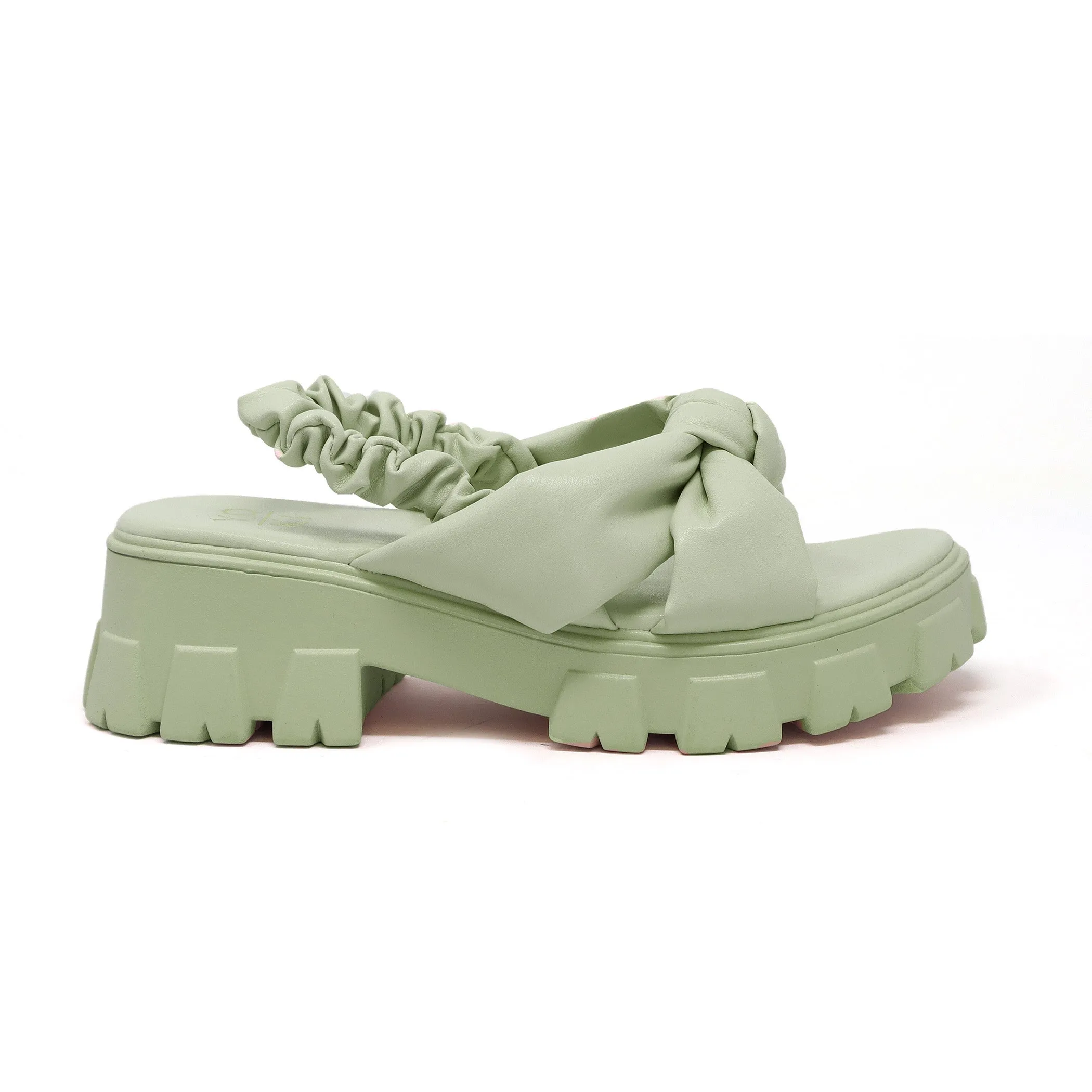 Women’s Brielle-15 Open Toe Ruffle Ankle Strap Platform Sandal.