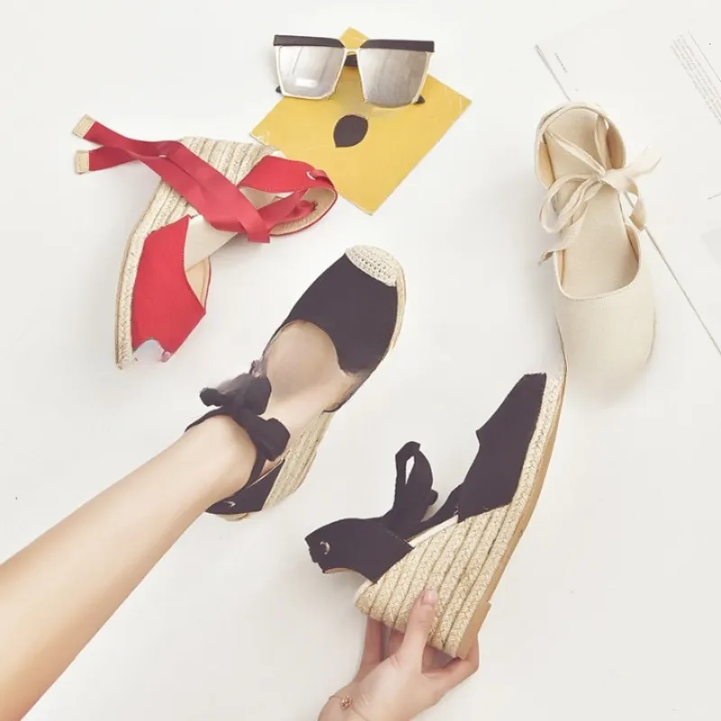 Women's Espadrille Ankle Strap Sandals